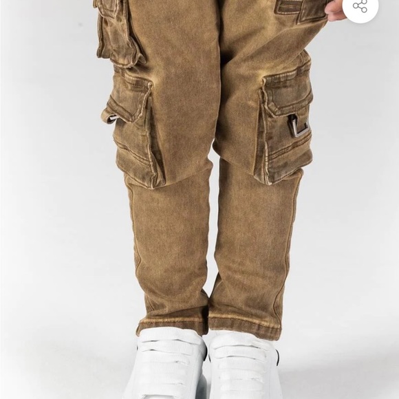 New with tag Tigers Eye Cargo  Jeans Serenede Size 6 Kids Denim . - Picture 1 of 15